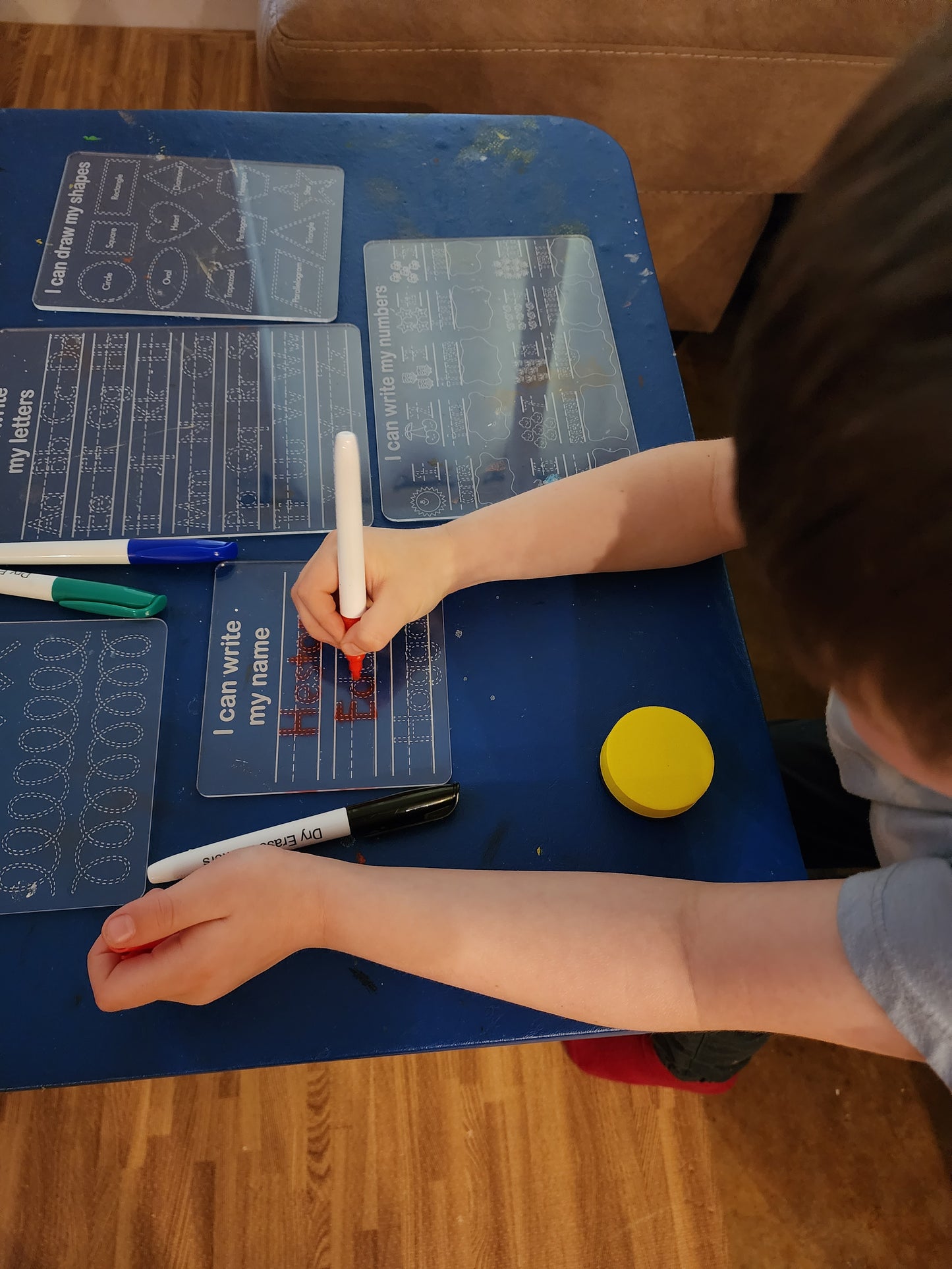 Dry Erase Personalized Practice Writing and Drawing Boards