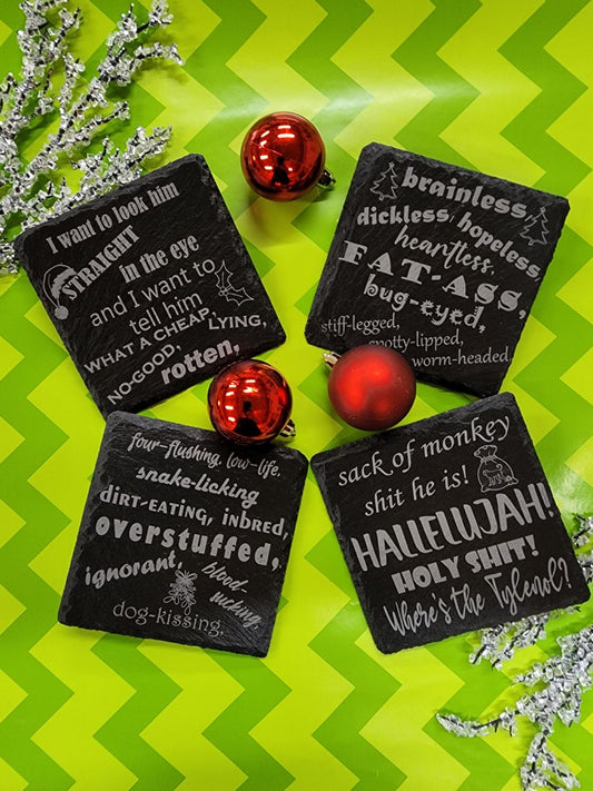 Christmas Slate Coasters